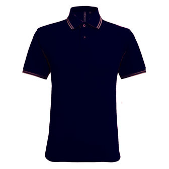 Nr.584 Polo met gekleurde bies