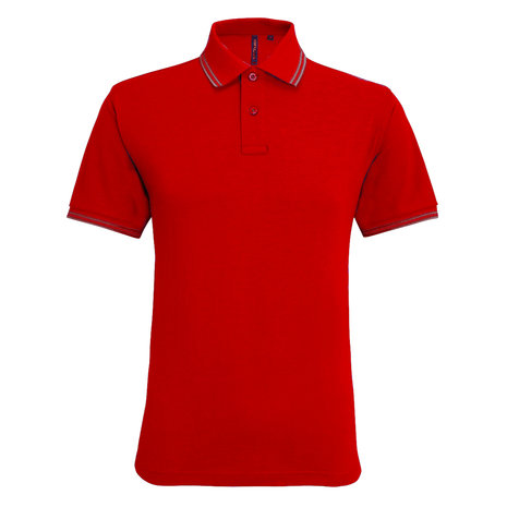 Nr.584 Polo met gekleurde bies